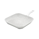 Antihaft-Grillpfanne 28x28cm mit weißem Holzgriff Stonewhite Aktion