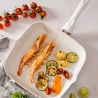 Antihaft-Grillpfanne 28x28cm mit weißem Holzgriff Stonewhite Verkauf