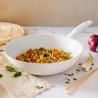 Bisetti Stonewhite Wok-Pfanne 28cm in Antihaft-Aluminium Verkauf