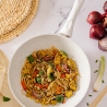 Bisetti Stonewhite Wok-Pfanne 28cm in Antihaft-Aluminium Angebot