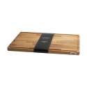 Großes Holz-Schneidebrett mit Saftrille 50x35x2cm Bisetti Angebot