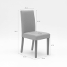 Esszimmerstuhl Esstischstuhl Gepolstert Design Comfort 