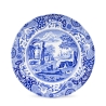 Set mit 4 flachen Tellern aus Terrakotta im englischen Stil 27x27x2cm Blue Italian Aktion