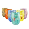 6er-Set Wassergläser aus Glas, runde Form, 10 cm Bombetta Auswahl