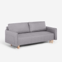 Schlafsofa 2-Sitzer im skandinavischen Stil mit verstellbarer Rückenlehne Chara Verkauf