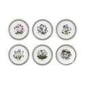 Set aus 6 Brottellern aus Porzellan 16,5 cm Botanic Garden Aktion