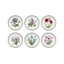 Set aus 6 flachen Tellern 20 cm aus Porzellan Portmeirion Botanic Garden Aktion