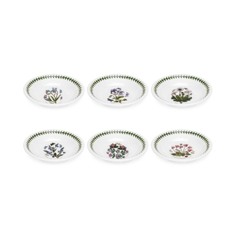 Set aus 6 Porzellanschalen 18 cm Portmeirion Botanic Garden Aktion
