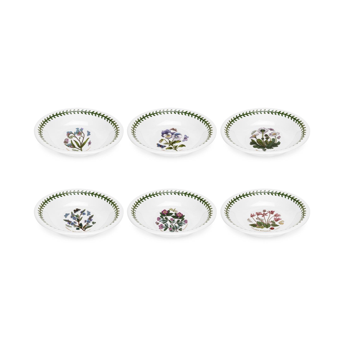 Set aus 6 Porzellanschalen 18 cm Portmeirion Botanic Garden Aktion Set aus 6 Porzellanschalen 18 cm Portmeirion Botanic Garden Aktion
