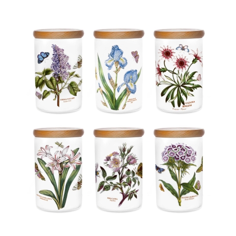 Portmeirion Botanic Garden Porzellandose 18 cm für Kaffee Zucker Aktion