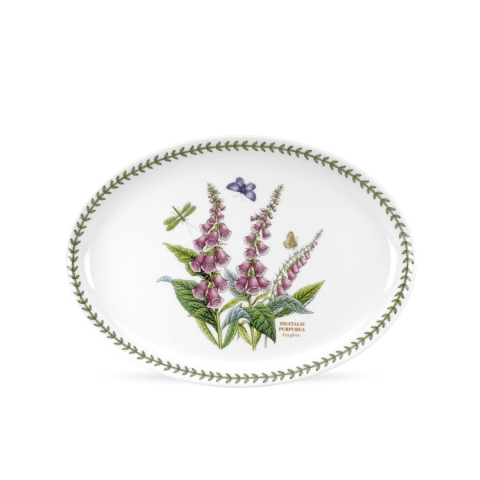 Ovale Servierplatte 33 cm aus Porzellan Portmeirion Botanic Garden Aktion