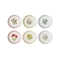 Set mit 6 Brottellern 15,3 cm Portmeirion Botanic Garden Meadow Aktion