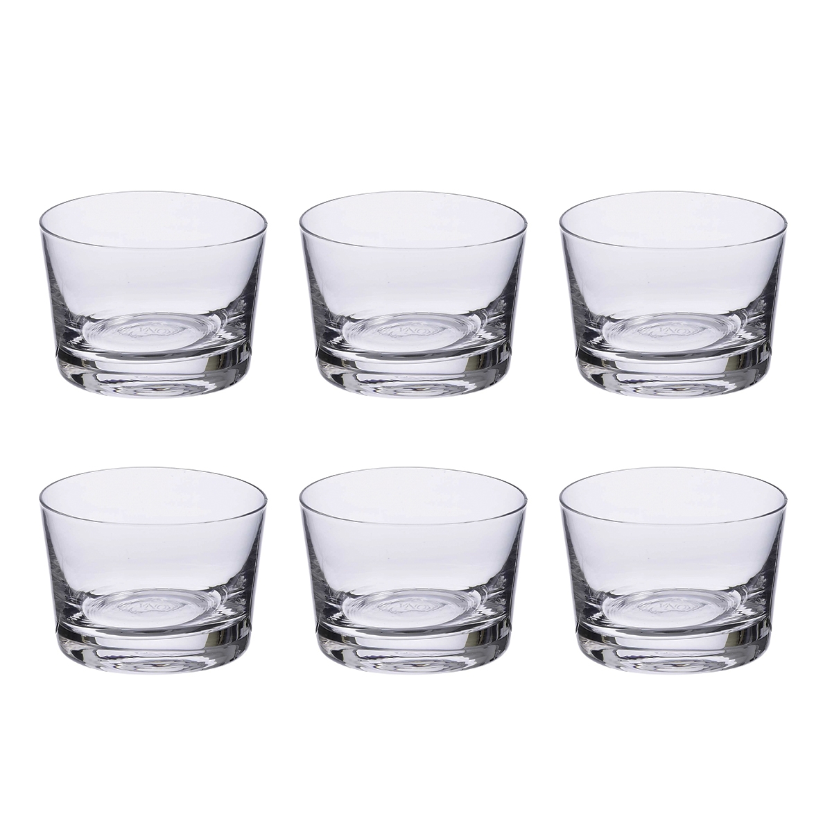 Set mit 6 konischen Likörgläsern aus Glas für Küche, Bar, Restaurant Mexico Aktion