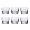 Set mit 6 konischen Likörgläsern aus Glas für Küche, Bar, Restaurant Mexico Aktion