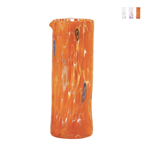Tischkaraffe 0,6 l Küchen-Restaurantglas 15 cm Murrine Aktion