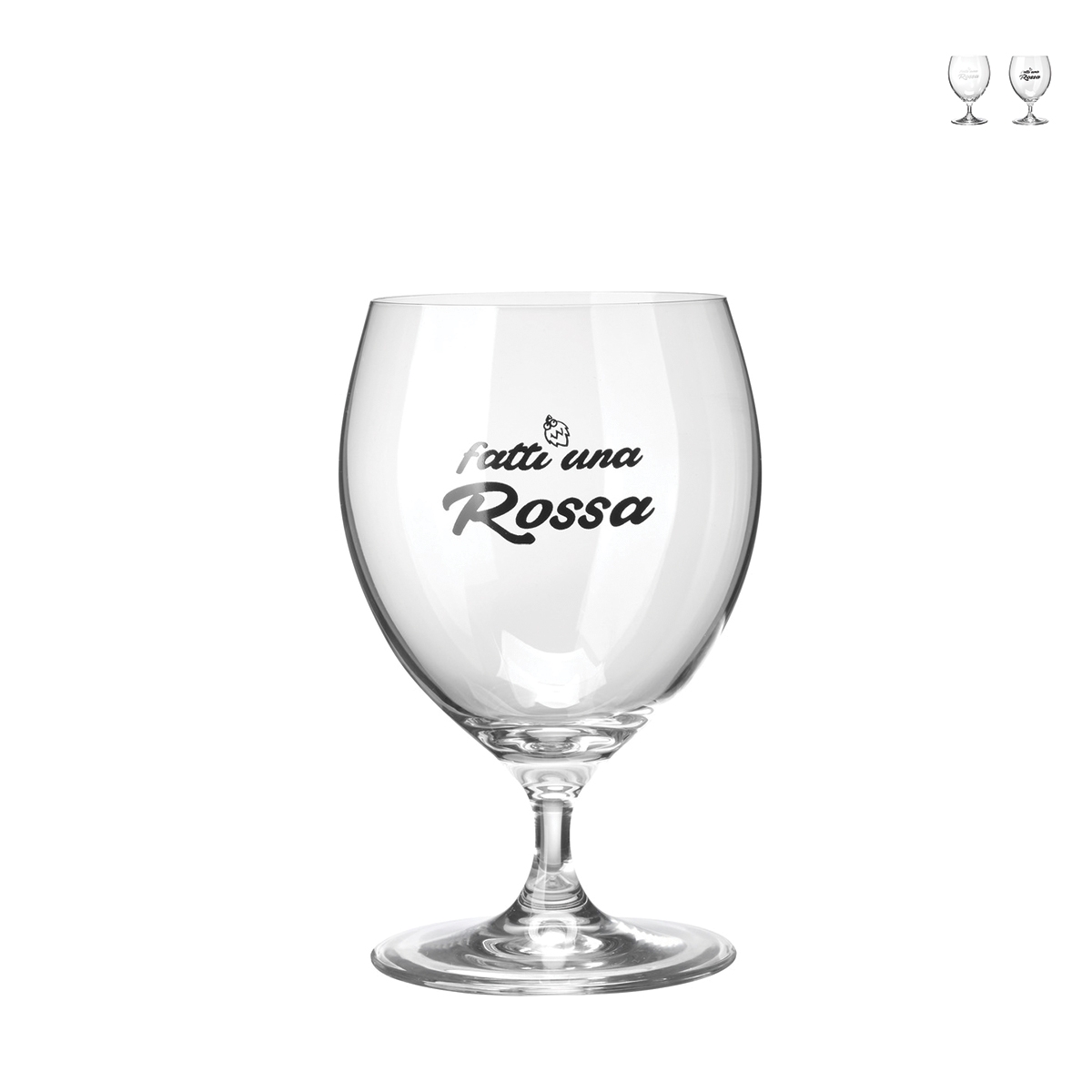 Set mit 2 Biergläsern für Restaurantküche 600ml Fatti Una Rossa Aktion Set mit 2 Biergläsern für Restaurantküche 600ml Fatti Una Rossa Aktion