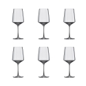 Set aus 6 Kristallglas-Weingläsern 400ml Küche Bar Restaurant Siesta Aktion