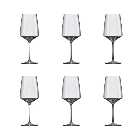 Set aus 6 Kristallglas-Weingläsern 400ml Küche Bar Restaurant Siesta Aktion