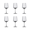 Set aus 6 Kristallglas-Weingläsern 400ml Küche Bar Restaurant Siesta Aktion