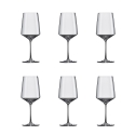 Set mit 6 Weingläsern für Verkostungen, Design für Küche, Bar und Restaurant, 520 ml, Siesta Aktion