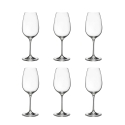 Set mit 6 Weißweingläsern, Design Goccia, Küche & Restaurant, 21,5 cm Aktion