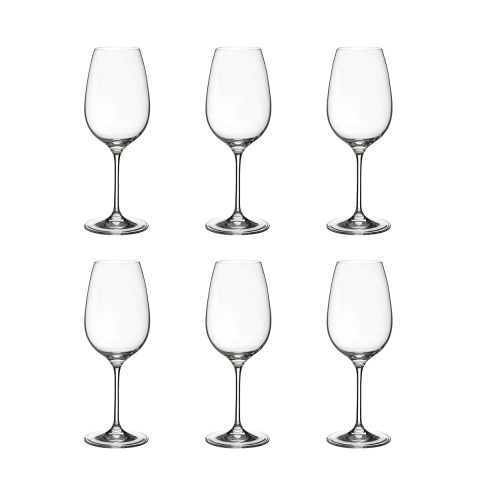 Set mit 6 Weißweingläsern, Design Goccia, Küche & Restaurant, 21,5 cm Aktion