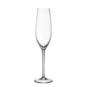 Set aus 6 Sektflöten in Tropfendesign aus Glas 25 cm Sinfonia Verkauf