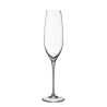 Set aus 6 Sektflöten in Tropfendesign aus Glas 25 cm Sinfonia Verkauf