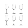 Set mit 6 Bordeaux-Gläsern, Tropfendesign 570 ml, kristallklares Glas, Sinfonia Aktion