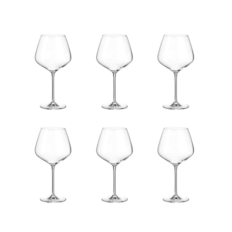 Set aus 6 Rotweingläsern Design Goccia 950ml Sinfonia Restaurant Bar Küche Aktion
