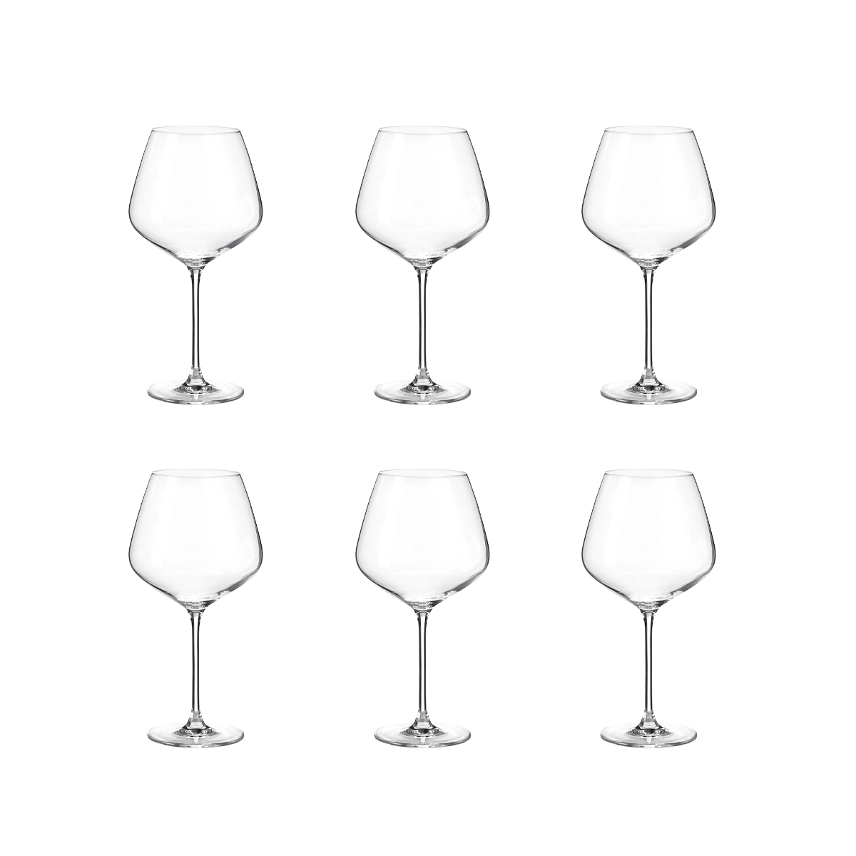 Set aus 6 Rotweingläsern Design Goccia 950ml Sinfonia Restaurant Bar Küche Aktion Set aus 6 Rotweingläsern Design Goccia 950ml Sinfonia Restaurant Bar Küche Aktion