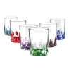 6er Set Wassergläser 10 cm aus gefärbtem Glas für Tisch und Küche Venise Kauf