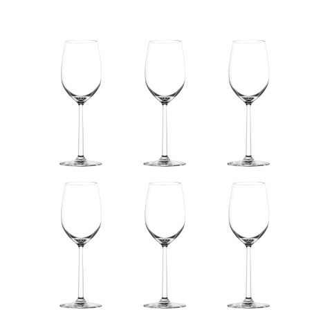 Set mit 6 Beaujolais-Gläsern, kristallklares Glas, 515ml, Shanghai Aktion