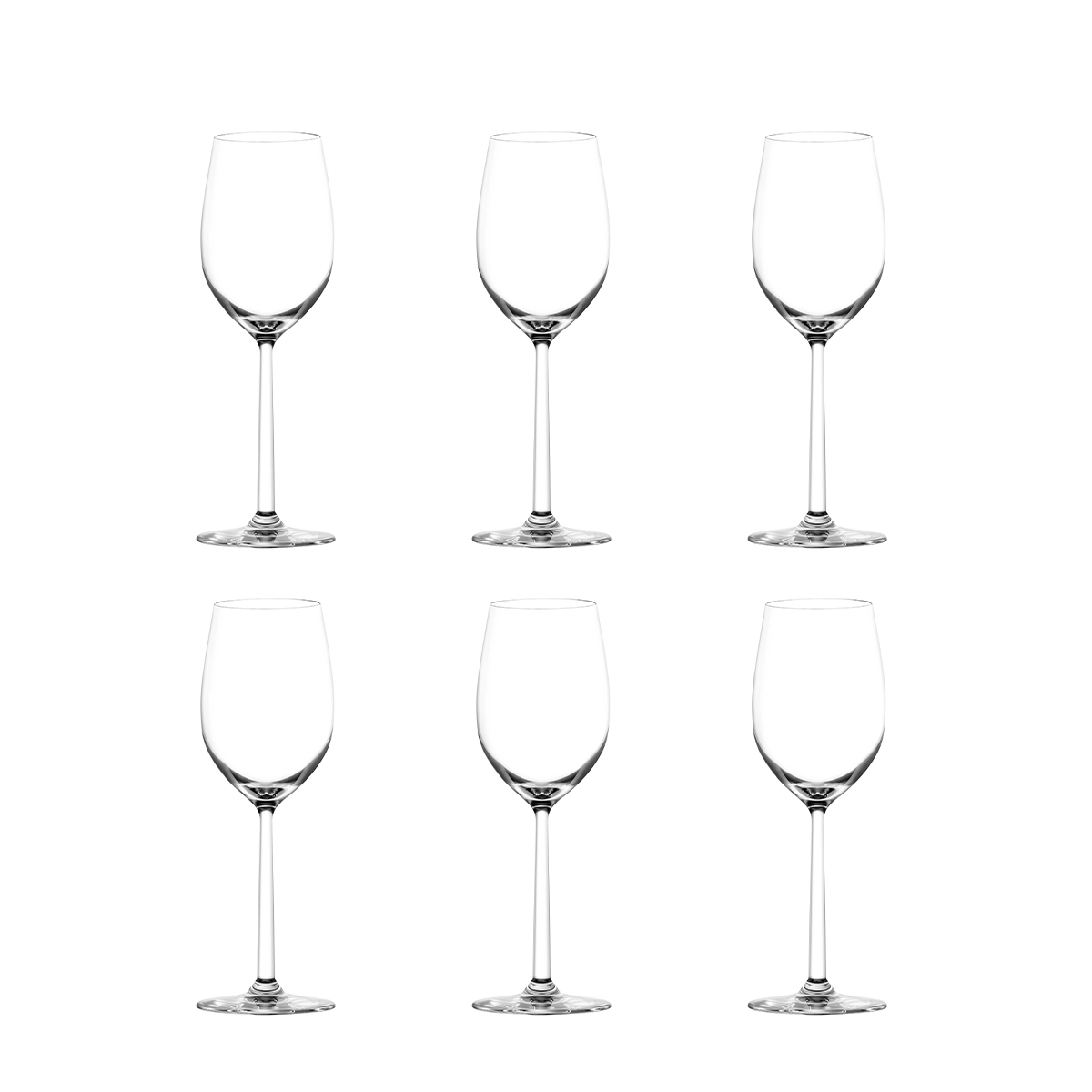 Set mit 6 Beaujolais-Gläsern, kristallklares Glas, 515ml, Shanghai Aktion Set mit 6 Beaujolais-Gläsern, kristallklares Glas, 515ml, Shanghai Aktion