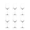 Set mit 6 Beaujolais-Gläsern, kristallklares Glas, 515ml, Shanghai Aktion