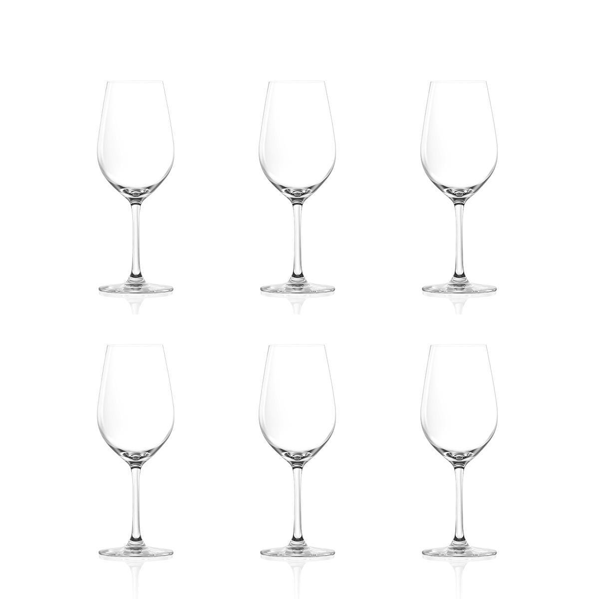 Set aus 6 Weingläsern Chardonnay 365ml Glas Tokyo Temptation Aktion