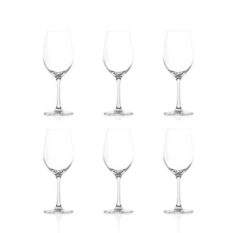 Set 6 Weingläser 260ml aus Kristallglas Tokyo Temptation Aktion