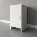 Multifunktionales Badezimmer- und Waschraummöbel aus PVC 45x50 mit Tür Negrari FB9006K Verkauf