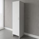Weiße PVC-Waschsäulen-Schrank mit Tür D8FC9006K Negrari Verkauf