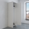 Weiße PVC-Waschsäulen-Schrank mit Tür D8FC9006K Negrari Katalog