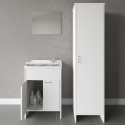 Negrari Waschtisch-Set mit Spiegel und Waschschrank COMP 8 Aktion