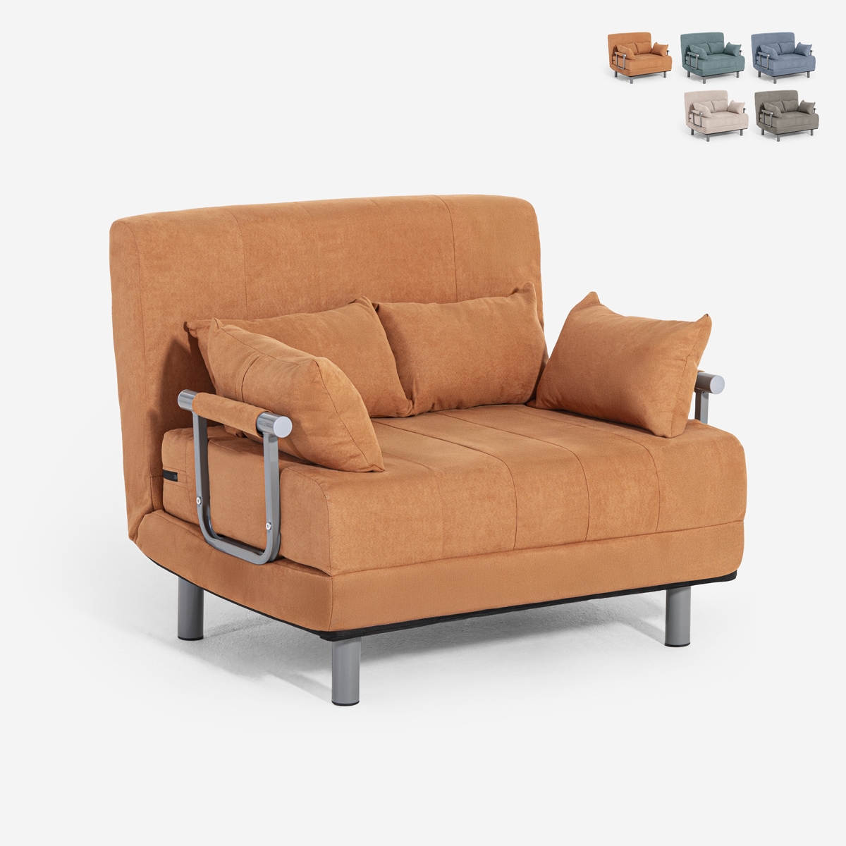 Sesselbett aus Stoff klappbar und platzsparend Deborah Twin Class Angebot Sesselbett aus Stoff klappbar und platzsparend Deborah Twin Class Angebot