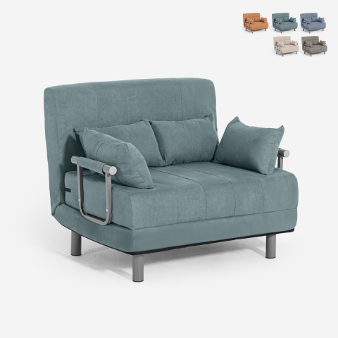 Sesselbett aus Stoff klappbar und platzsparend Deborah Twin Class Aktion