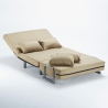 Deborah Twin 1,5-Sitzer Stoff Schlafsessel Schlafsofa klappbar 