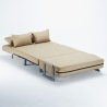 Deborah Twin 1,5-Sitzer Stoff Schlafsessel Schlafsofa klappbar 