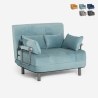 Sesselbett klappbar platzsparend aus Samt Deborah Twin Lux Angebot