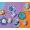 6er-Set Porzellan-Espressotassen mit Untertasse 90ml Marea C Verkauf