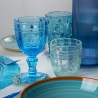 Set aus 6 Syrah-Weingläsern 265 ml mit Arabesken-Dekor aus Glas Verkauf