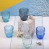 Set aus 6 Wassergläsern 265ml aus Glas mit arabeskem Design Syrah Ocean Verkauf