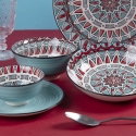 Tafelservice 18-teilig aus Porzellan für 6 Personen Maya Katalog